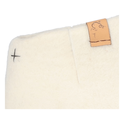 Mula Wollfilz-Hausschuhe White