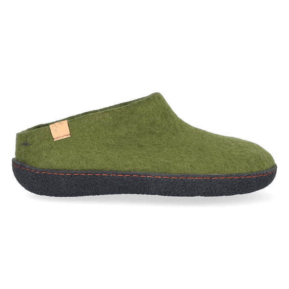 Slipa Wollfilz-Pantoffel Olive Green Slipa Wollfilz-Pantoffel Olive Green