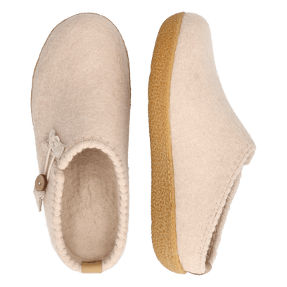 Sundara Wollfilz-Pantoffel Camel