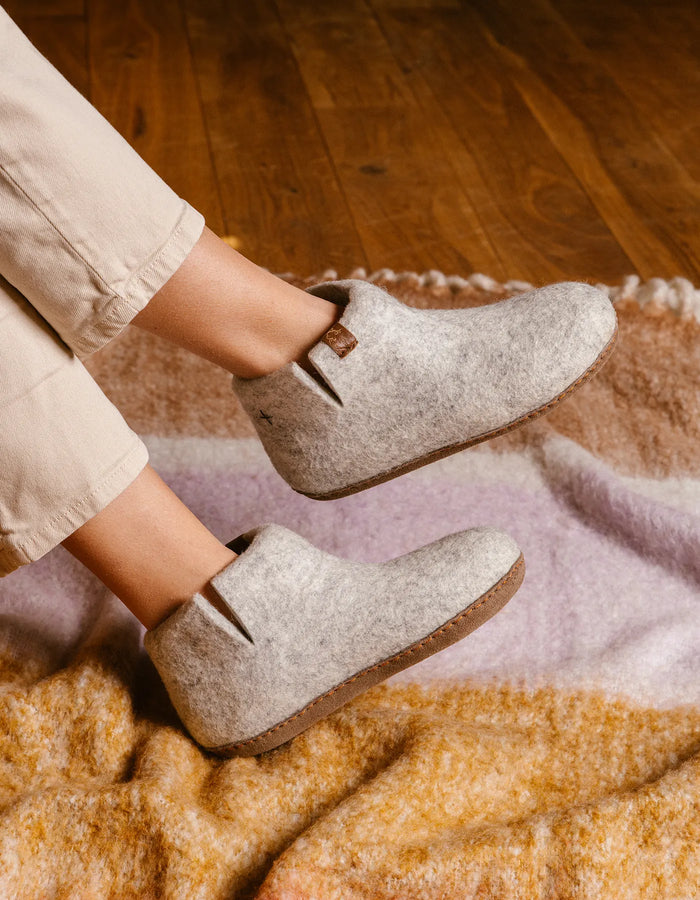 hausschuhe ledersohle