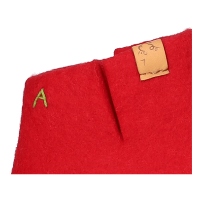 Mula Wollfilz-Pantoffel Red