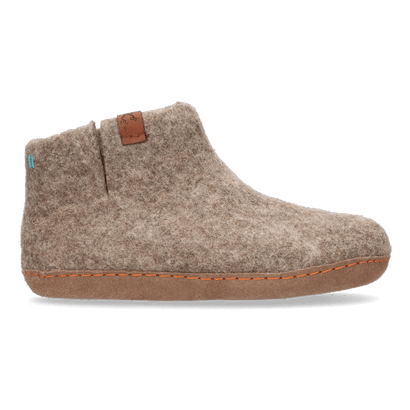 Mula Wollfilz-Hausschuhe Marbled Brown Mula Wollfilz-Pantoffel Marbled Brown