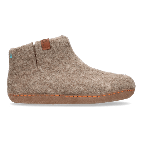 Mula Wollfilz-Hausschuhe Marbled Brown Mula Wollfilz-Pantoffel Marbled Brown