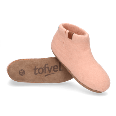 Mula Wollfilz-Pantoffel Blush