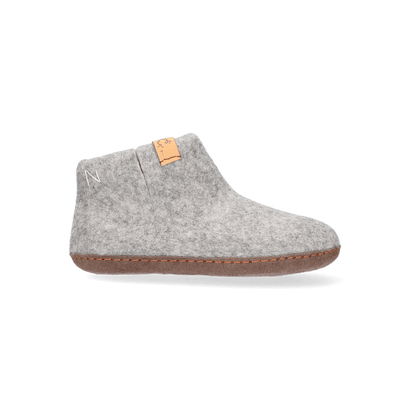 Luna Kids Wollfilz-Pantoffel Marbled Light Grey Luna Kids Wollfilz-Pantoffel Marbled Light Grey