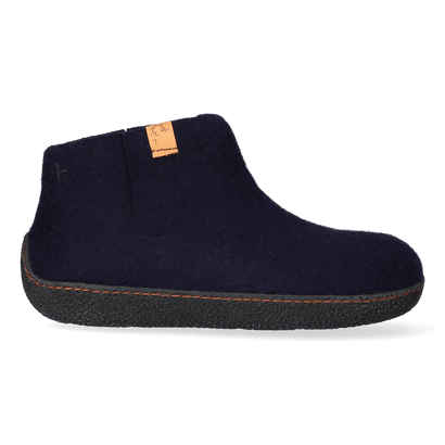 Rabara Wollfilz-Hausschuhe Navy Blue Rabara Wollfilz-Pantoffel Navy Blue